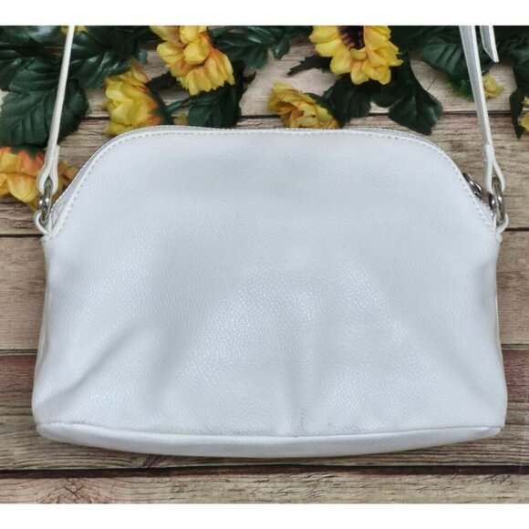 Nine West Coquette Mini Small Crossbody White with Front Bow Adjustable Straps - Picture 5 of 10